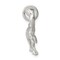 Sterling Silver Raptor Charm Pendant Dinosaur Jewelry 20mm x 24mm